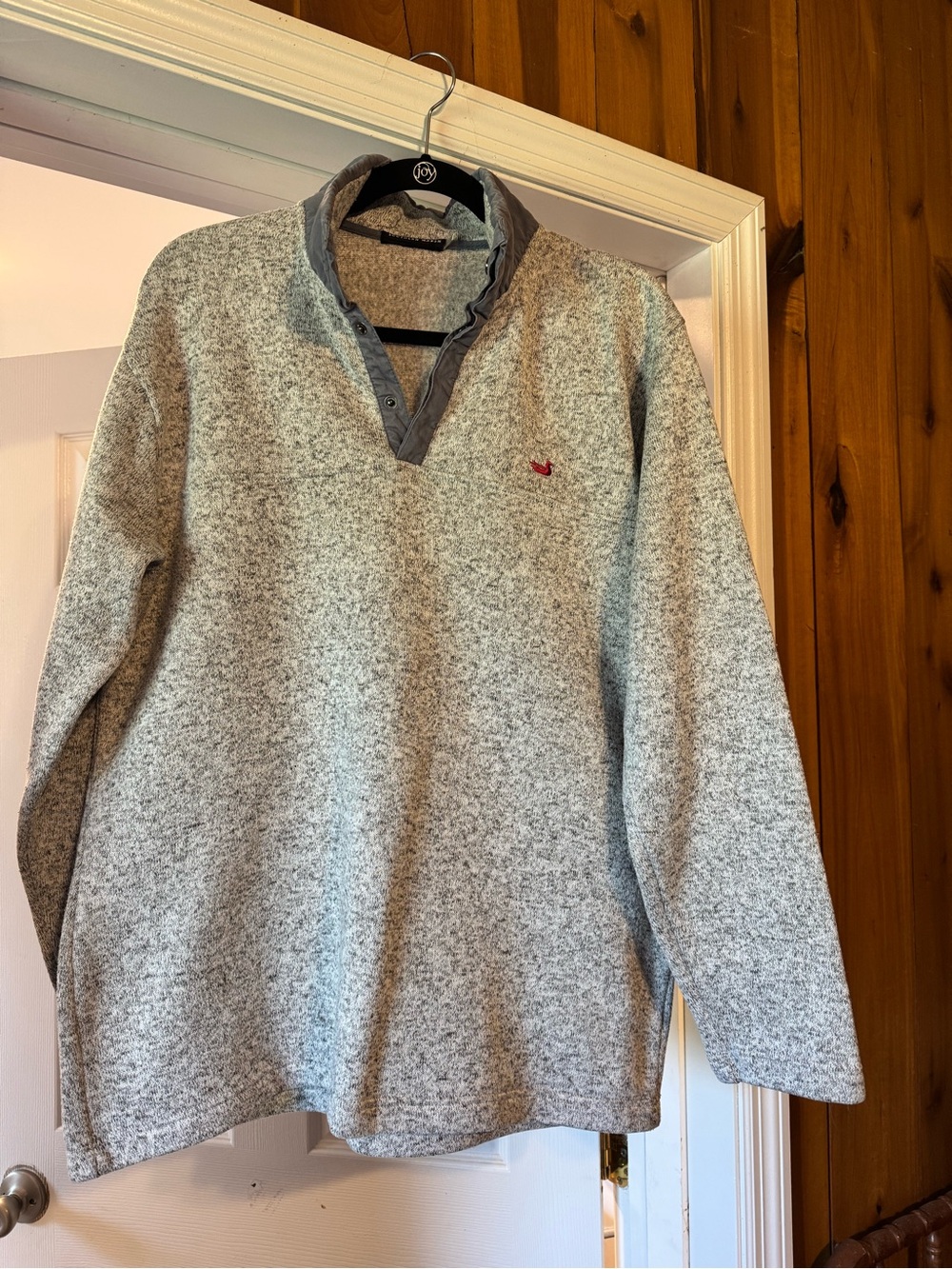 Men's Southern Marsh Gray Heather Pullover Sweater